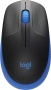 Мышь беспроводная Logitech M190, синий / черный