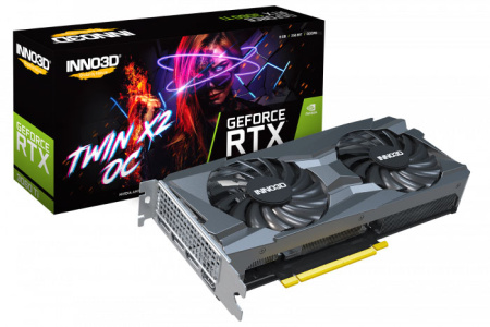 Видеокарта INNO3D GeForce RTX 3060 Ti TWIN X2 OC (LHR)