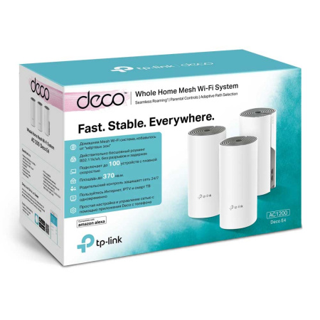 MESH-комплект TP-Link Deco E4 (3-pack)