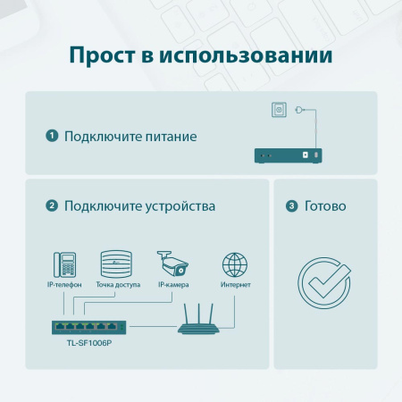 Коммутатор TP-LINK TL-SF1006P