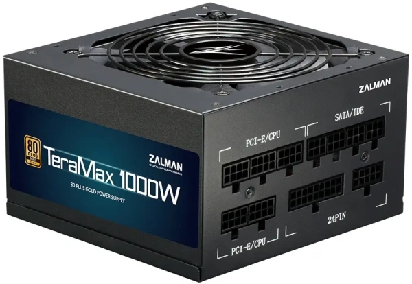 Блок питания ZALMAN TeraMax ZM1000-TMX 1000 Вт (ZM1000-TMX) Блок питания ZALMAN TeraMax ZM1000-TMX 1000 Вт (ZM1000-TMX)