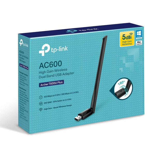 Wi-Fi адаптер TP-LINK Archer T600U Plus