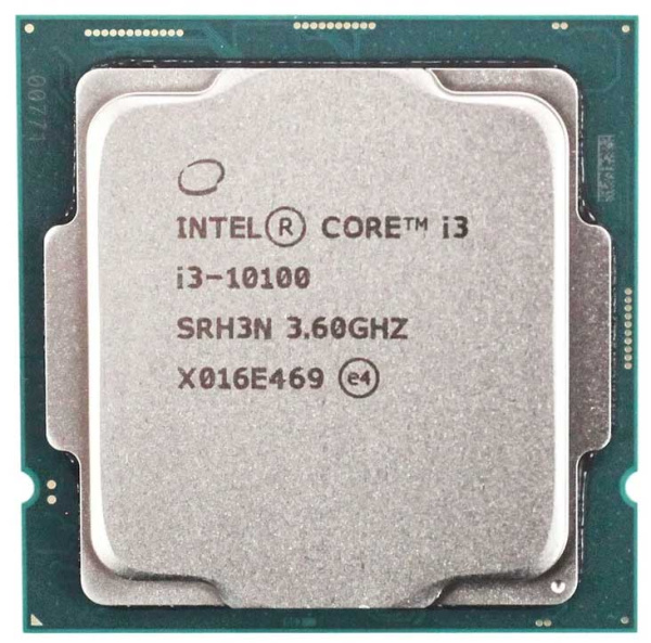 Процессор Intel Core i3-10100 LGA1200, 4 x 3600 МГц Процессор Intel Core i3-10100 LGA1200, 4 x 3600 МГц