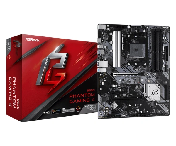 Материнская плата ASRock B550 Phantom Gaming 4 Материнская плата ASRock B550 Phantom Gaming 4