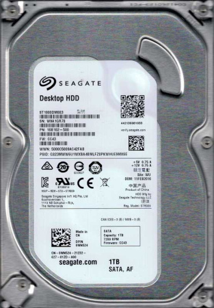Жесткий диск Seagate Barracuda 1 TB ST1000DM003