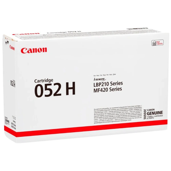 Картридж лазерный Canon 052H черный, с чипом Картридж лазерный Canon 052H черный, с чипом