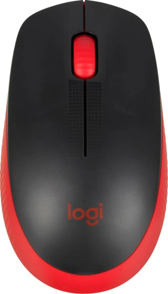 Мышь беспроводная Logitech M190, красный / черный Мышь беспроводная Logitech M190, красный / черный