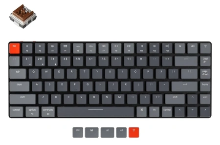 Беспроводная механическая клавиатура Keychron K3 Brown HotSwap