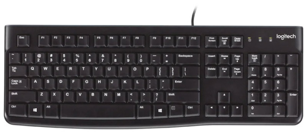 Клавиатура проводная Logitech Keyboard K120 EER Black USB Клавиатура проводная Logitech Keyboard K120 EER Black USB
