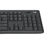 Комплект клавиатура+мышь беспроводная Logitech Combo MK295 Black