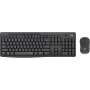Комплект клавиатура+мышь беспроводная Logitech Combo MK295 Black