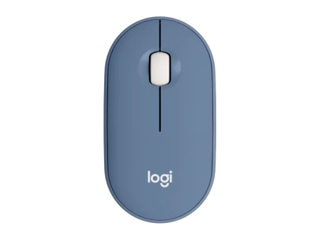 Мышь беспроводная Logitech Pebble M350 Blueberry