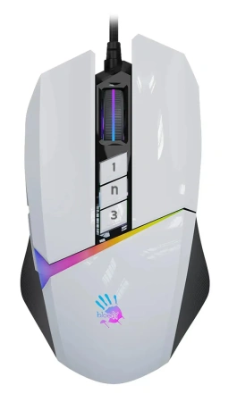 Мышь проводная A4Tech Bloody W60 Max белый