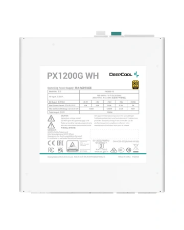 Блок питания DEEPCOOL PX1200G белый Блок питания DEEPCOOL PX1200G белый