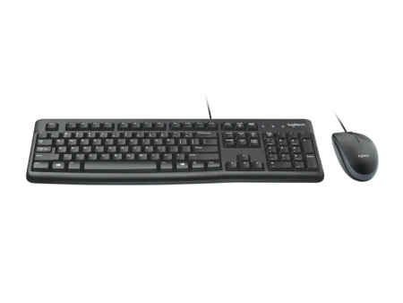 Клавиатура+мышь проводная Logitech MK120 черный Клавиатура+мышь проводная Logitech MK120 черный