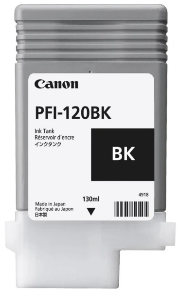 Картридж Canon PFI-120BK, черный (2885C001AA) Картридж Canon PFI-120BK, черный (2885C001AA)